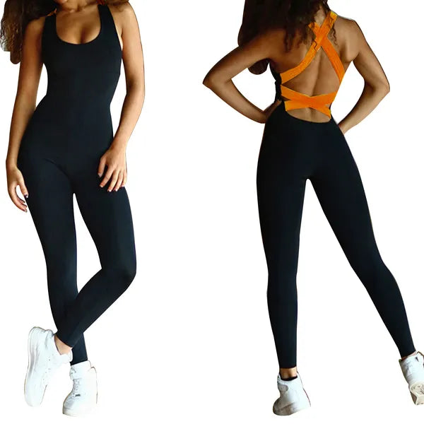 Women Sports YOGA Workout Gym Fitness Jumpsuit